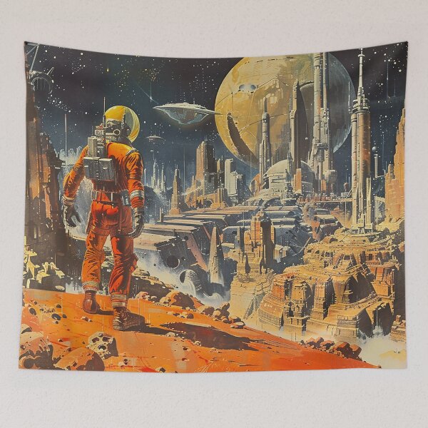 Item preview, Retro Scifi Art designed and sold by nomiraclehere.