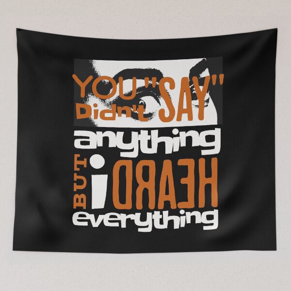 Item preview, She didn't say anything but I heard everything. designed and sold by DrawnToColour.