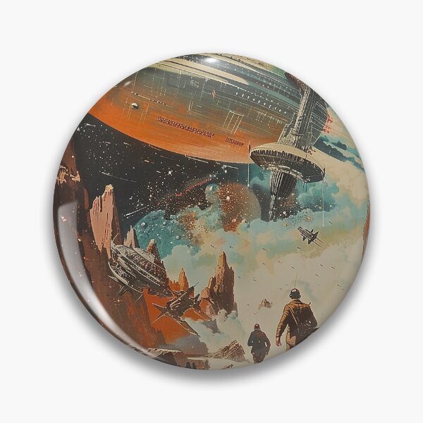 Item preview, Retro Scifi Art designed and sold by nomiraclehere.
