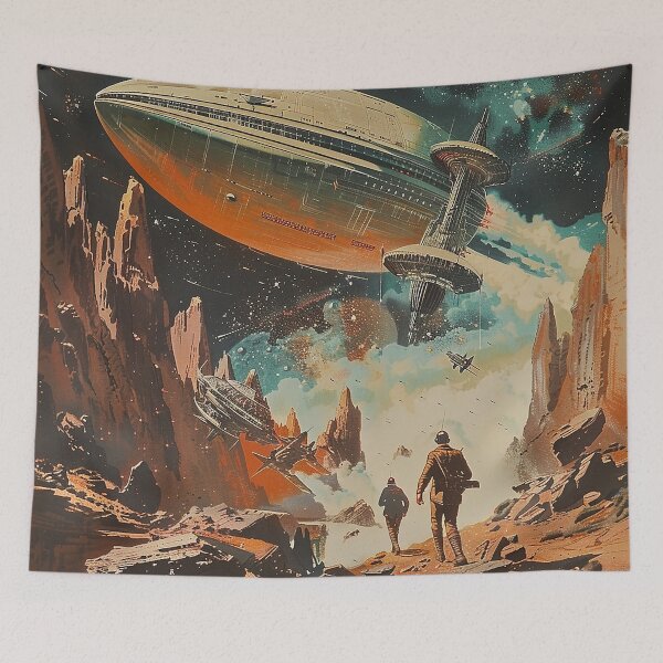 Item preview, Retro Scifi Art designed and sold by nomiraclehere.