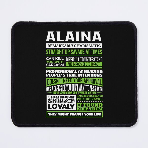Item preview, Alaina Girl Name Definition designed and sold by Share-me.