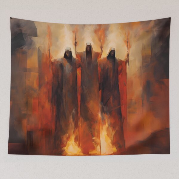 Item preview, Unwavering Faith in the Fiery Furnace designed and sold by LivingArtClips.