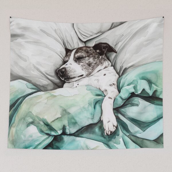 Item preview, Dog portrait watercolor art #dog designed and sold by JBJart.