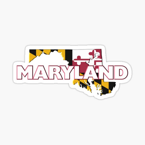 Item preview, Maryland Colored State designed and sold by m2inspiration.