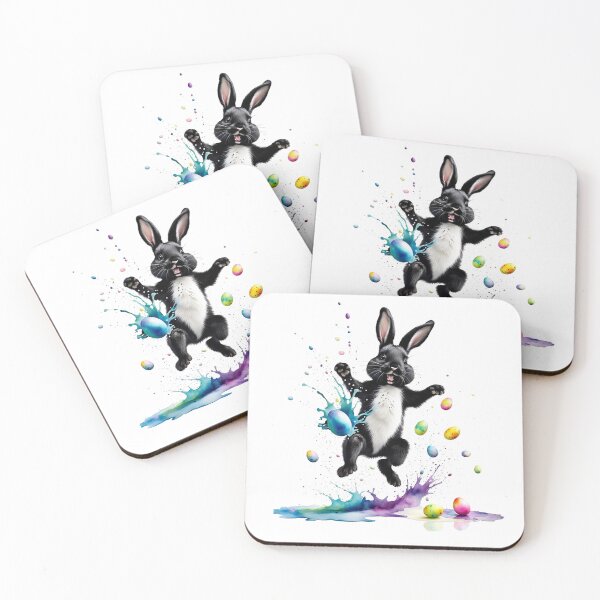 Item preview, black Easter bunny designed and sold by Talpha.
