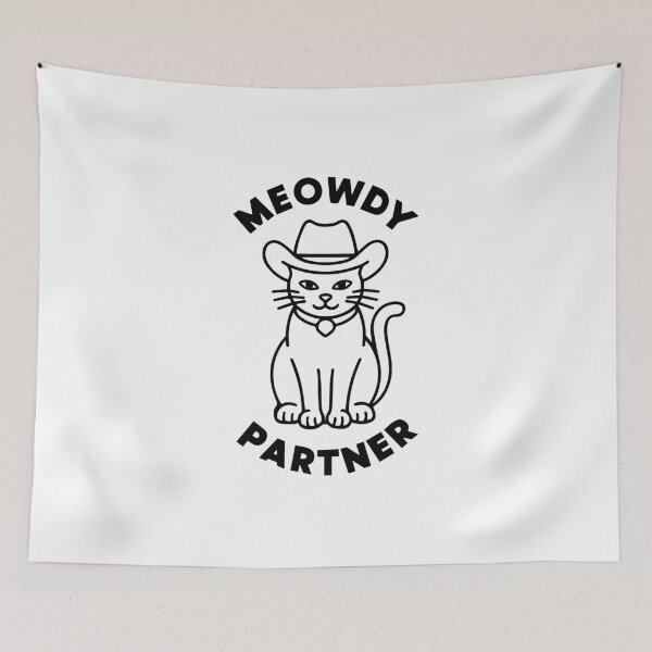 Item preview, Meowdy Partner designed and sold by wickedsticker.