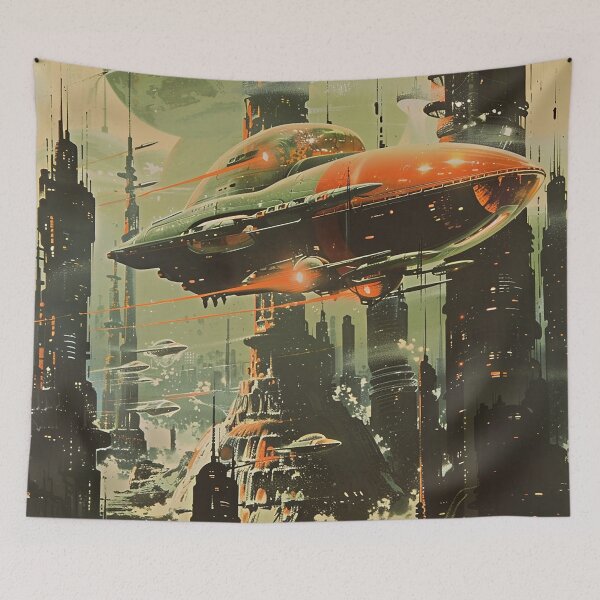 Item preview, Retro Scifi Art designed and sold by nomiraclehere.