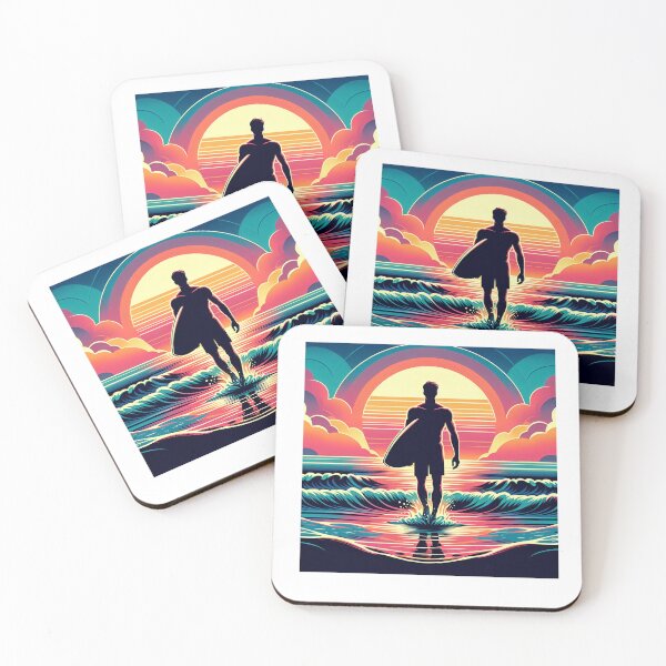 Item preview, Sunset Surfer's Stride designed and sold by Shipwrecked2020.