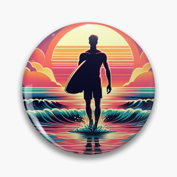 Item preview, Sunset Surfer's Stride designed and sold by Shipwrecked2020.