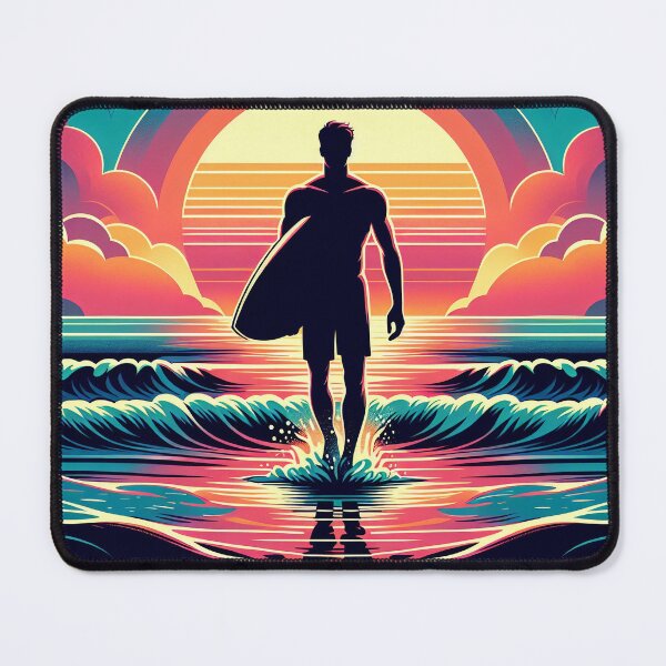 Item preview, Sunset Surfer's Stride designed and sold by Shipwrecked2020.