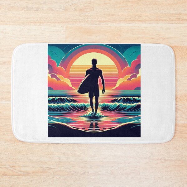 Item preview, Sunset Surfer's Stride designed and sold by Shipwrecked2020.