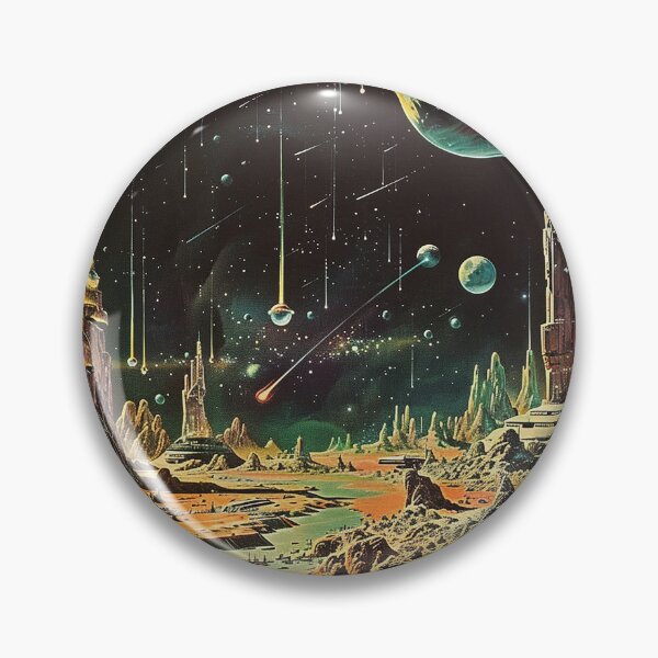 Item preview, Retro Scifi Art designed and sold by nomiraclehere.