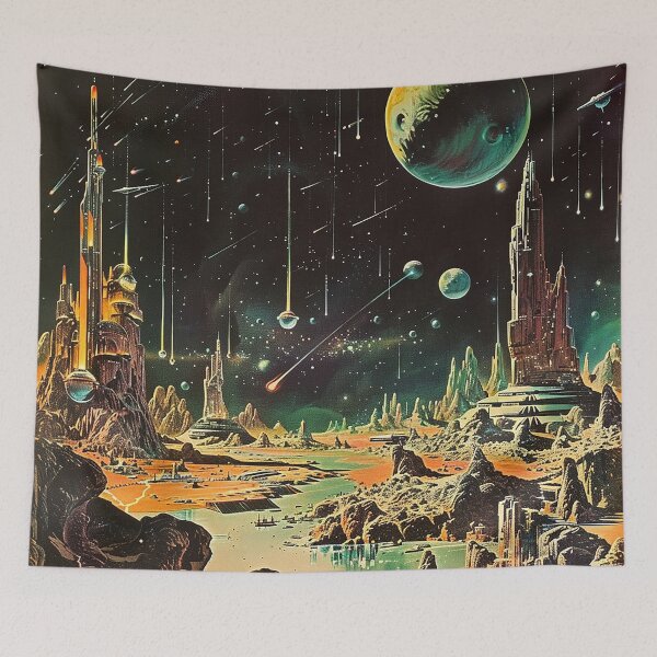 Item preview, Retro Scifi Art designed and sold by nomiraclehere.