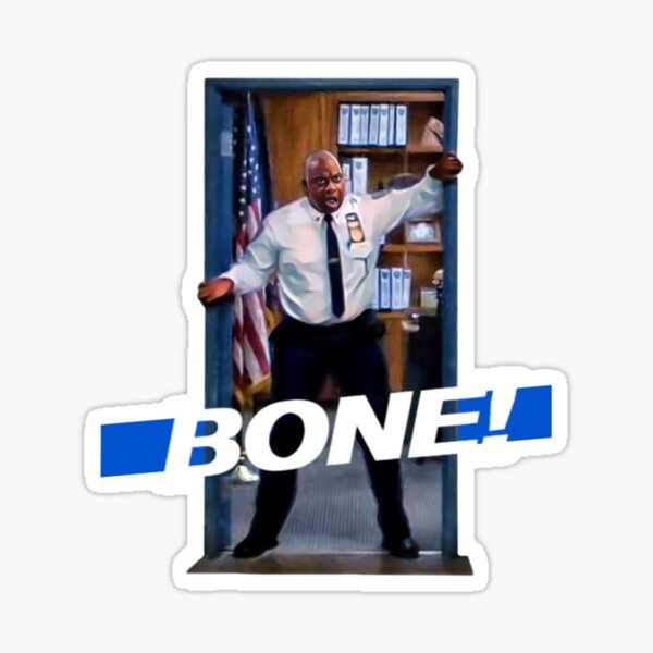 Item preview, BONE! Captain Holt - Brooklyn Nine Nine designed and sold by ⭐️⭐️⭐️⭐️⭐️ Smile More.