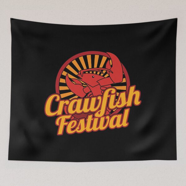 Item preview, Crawfish Festival Sunrise 70s Crawfish Boil designed and sold by Bronby.