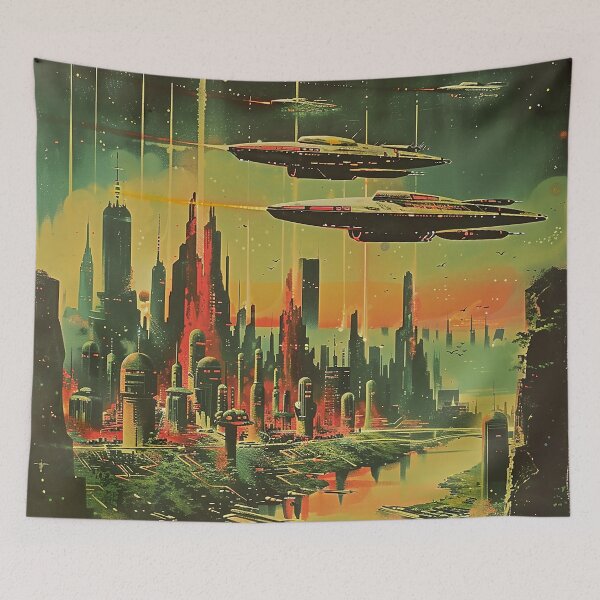 Item preview, Retro Scifi Art designed and sold by nomiraclehere.