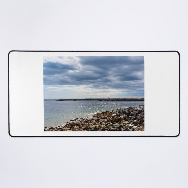 Item preview, Stormy April Seascape at Lyme Regis Dorset designed and sold by Dorset Girl.