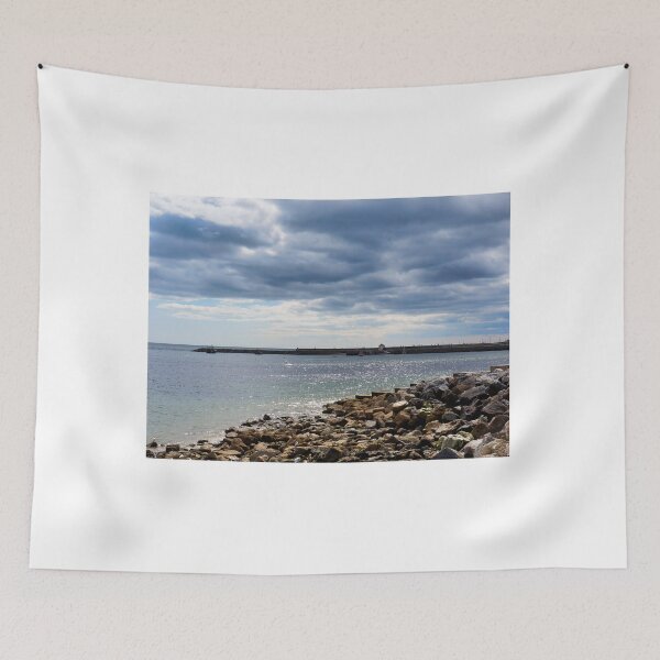 Item preview, Stormy April Seascape at Lyme Regis Dorset designed and sold by Dorset Girl.