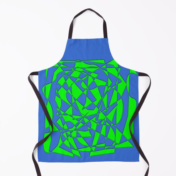 Vista previa del artículo con la obra «Abstract Geometry - Green and Blue», diseñado y vendido por mavicfe.