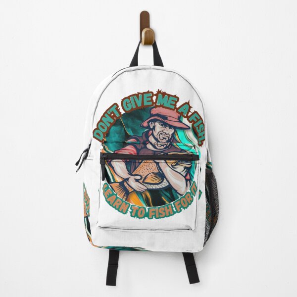 Item preview, don't give me a fish, learn to fish for it, Passione e Coraggio designed and sold by Shop2s.