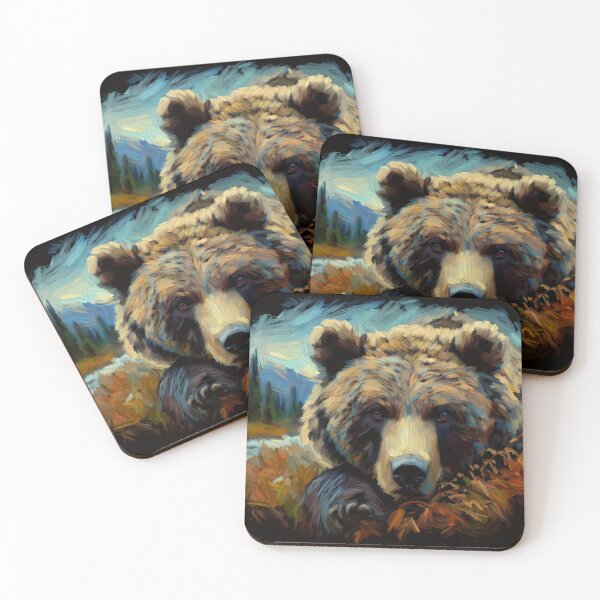 Artikelvorschau, Grizzly Art #9 | Grizzly-Liebhaber entworfen und verkauft von ksgraphics222.