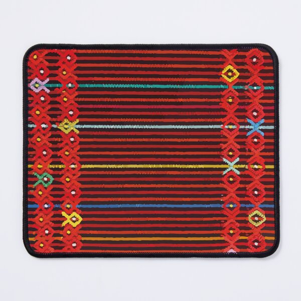 Item preview, Mexican huipil ethnic hand woven fabric colorful folk art designed and sold by T-Mex.