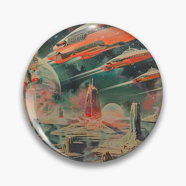 Item preview, Retro Scifi Art designed and sold by nomiraclehere.