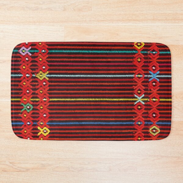 Item preview, Mexican huipil ethnic hand woven fabric colorful folk art designed and sold by T-Mex.