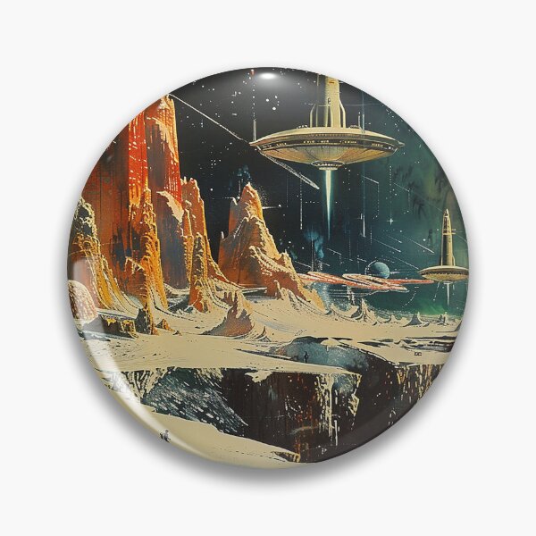 Item preview, Retro Scifi Art designed and sold by nomiraclehere.