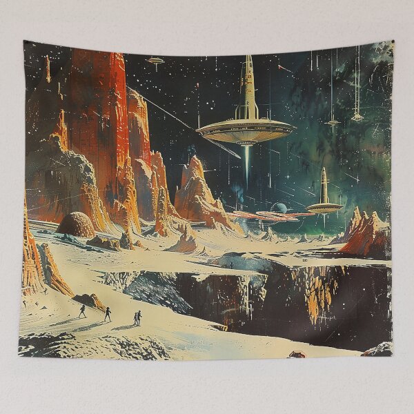 Item preview, Retro Scifi Art designed and sold by nomiraclehere.