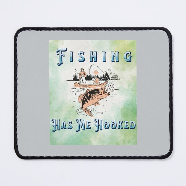 Item preview, funny Fishing has me hooked design gifts, designed and sold by MCanderart.