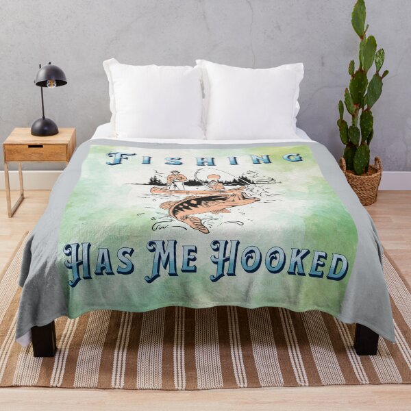 Item preview, funny Fishing has me hooked design gifts, designed and sold by MCanderart.