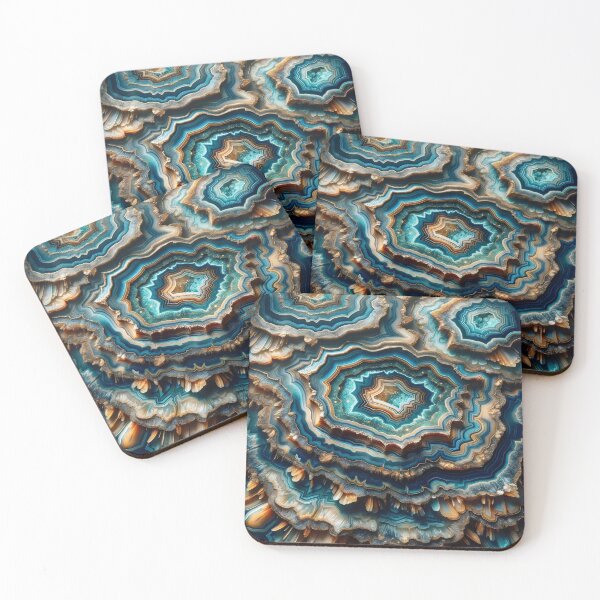 Item preview, Geode Grandeur: Nature's Artistry-Agate Elegance: A Mesmerizing pattern designed and sold by toobel.