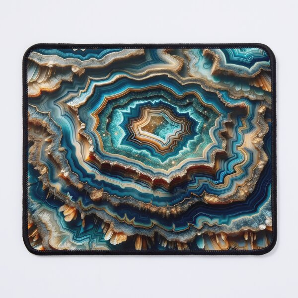 Item preview, Geode Grandeur: Nature's Artistry-Agate Elegance: A Mesmerizing pattern designed and sold by toobel.