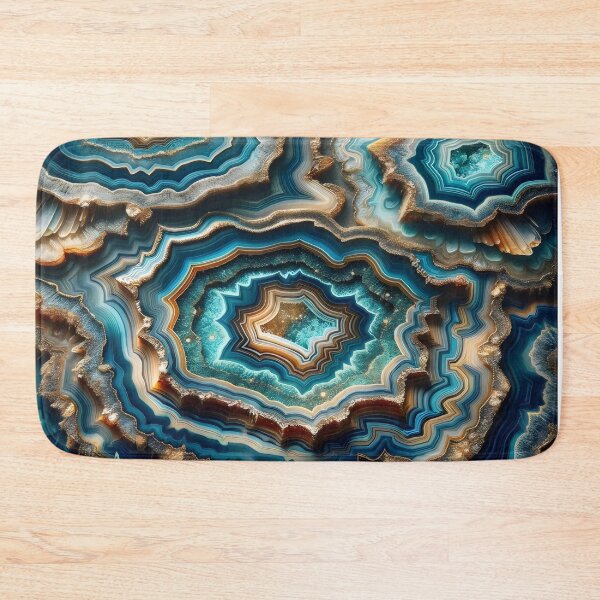 Item preview, Geode Grandeur: Nature's Artistry-Agate Elegance: A Mesmerizing pattern designed and sold by toobel.