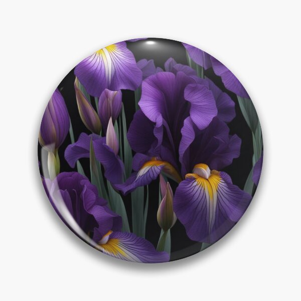 Item preview, Fancy Purple Iris Pattern 1 designed and sold by Natural Beauty.