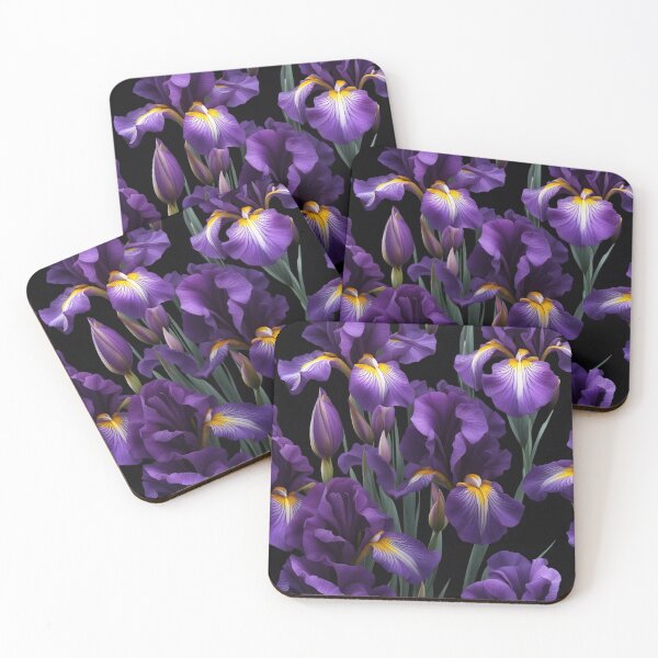 Item preview, Fancy Purple Iris Pattern 1 designed and sold by Natural Beauty.
