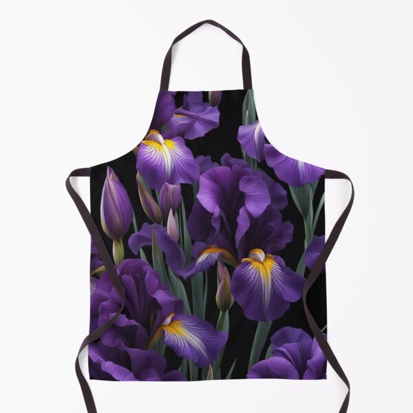 Item preview, Fancy Purple Iris Pattern 1 designed and sold by Natural Beauty.