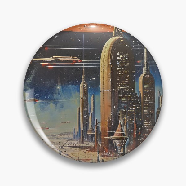 Item preview, Retro Scifi Art designed and sold by nomiraclehere.