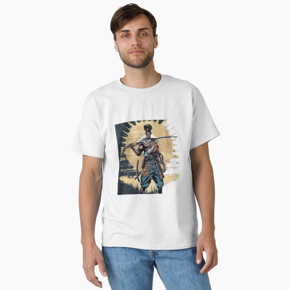 African famous samurai Sticker