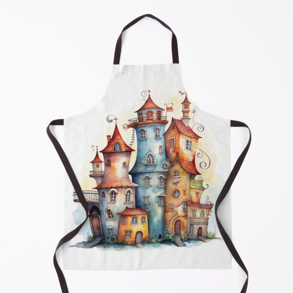 Artikelvorschau, Illustration eines kleinen Feenhauses, Aquarell entworfen und verkauft von Ekalininart.