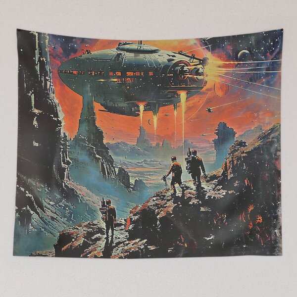 Item preview, Retro Scifi Art designed and sold by nomiraclehere.