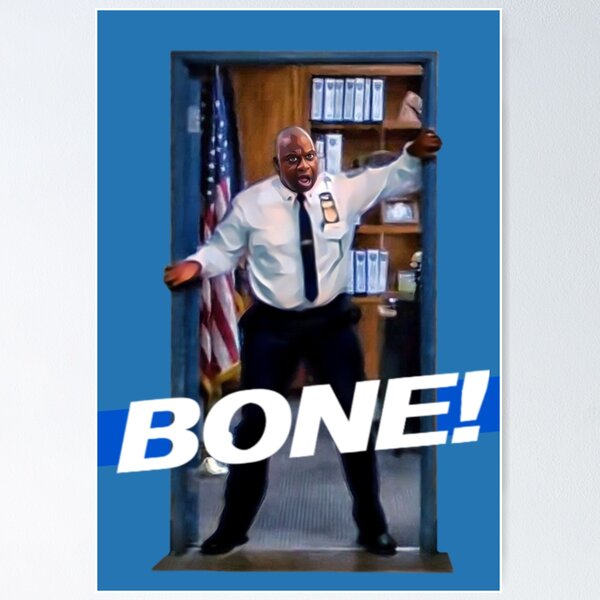 Item preview, BONE! Captain Holt - Brooklyn Nine Nine designed and sold by ⭐️⭐️⭐️⭐️⭐️ Smile More.