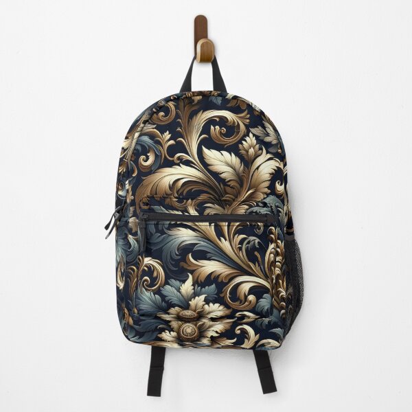 Item preview, Baroque Brilliance: Ornate Florals and Scrolls-greek gold elegance designed and sold by toobel.