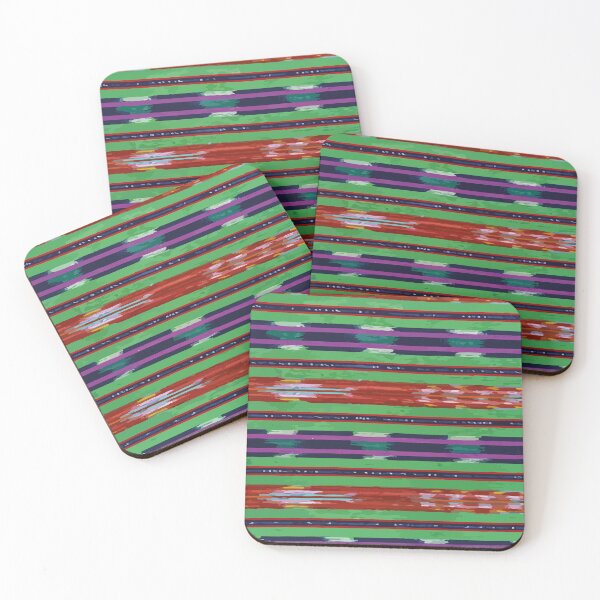 Item preview, Mexican rebozo hand woven green blanket ethnic folk art designed and sold by T-Mex.