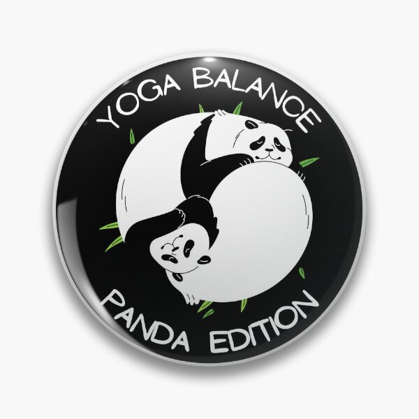 Item preview, Yoga Balance: YinYang Symbol Made by Pandas designed and sold by LyricsWear.