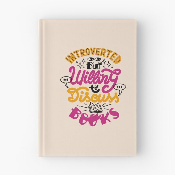 Item preview, Introverted But Willing to Discuss Books by Tobe Fonseca designed and sold by Tobe Fonseca®.