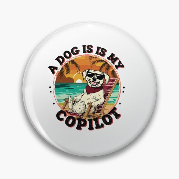 Item preview, A dog is my copilot ,Dog lover ,gift idea  designed and sold by masteryStore.