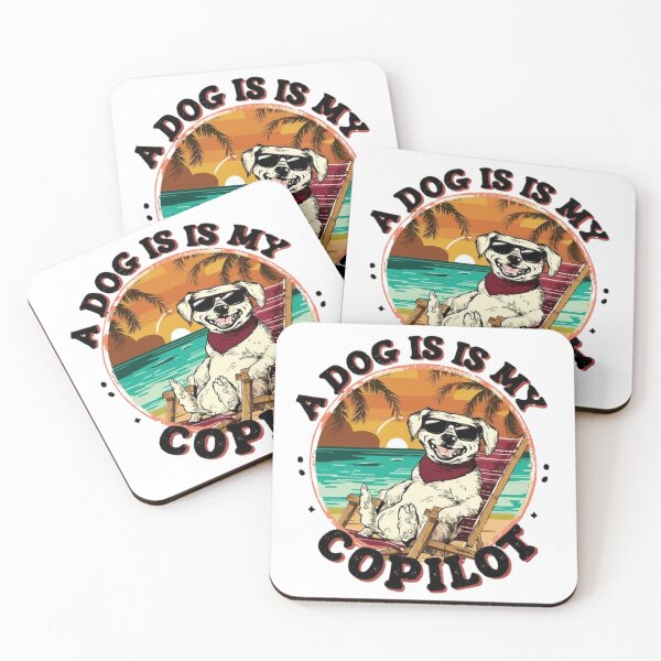 Item preview, A dog is my copilot ,Dog lover ,gift idea  designed and sold by masteryStore.