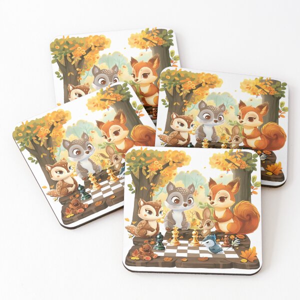 Item preview, Sunny Park Chess: Adorable Animal Adventures designed and sold by AI-Only Creations.